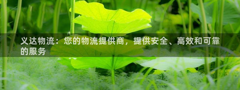 28圈app注册地址：义达物流：您的