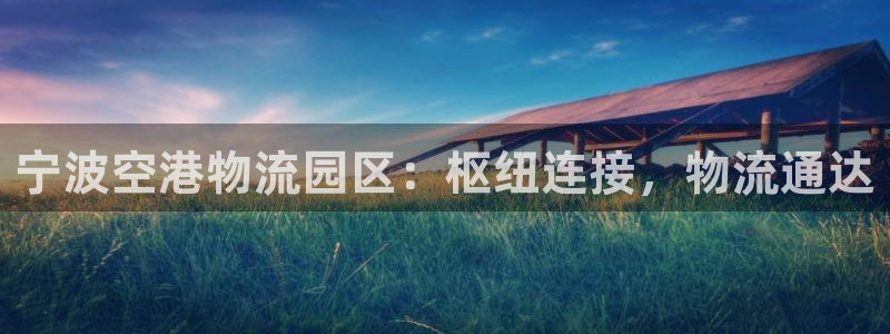 28圈加拿大技巧：宁波空港物流园区：