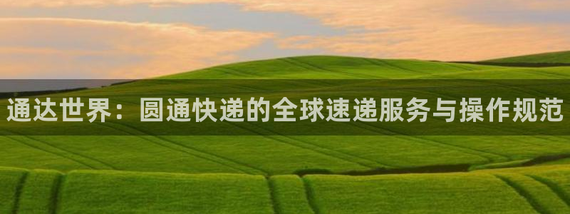 28圈吧:通达世界:圆通快递的全球速